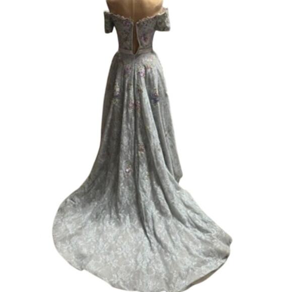 "MAMBO COUTURE" STUNNING SZ 8 Formal Dress Fairy Whimsical Angelic Runs Smalll - Picture 2 of 16